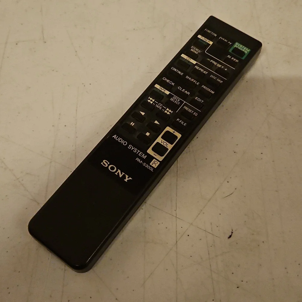 Genuine Sony Audio System Remote Control RM-S300L Tested Works